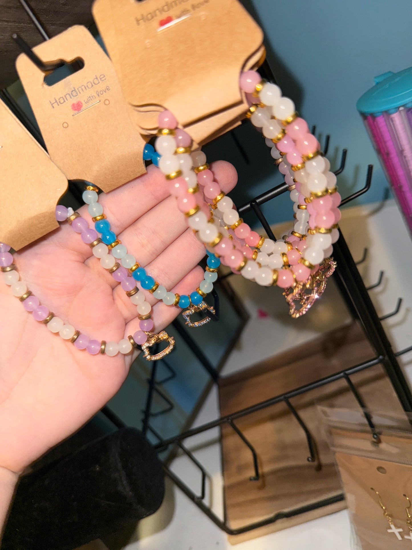 Gold HK charm bracelet